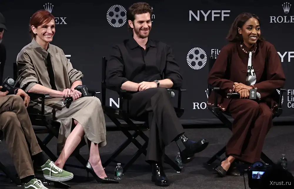 Джулия Робертс, Айо Эдебири и Эндрю Гарфилд, звезды фильма «После охоты», открыли Нью-Йоркский кинофестиваль Джулия Робертс, Айо Эдебири и Эндрю Гарфилд, звезды фильма «После охоты», открыли Нью-Йоркский кинофестиваль